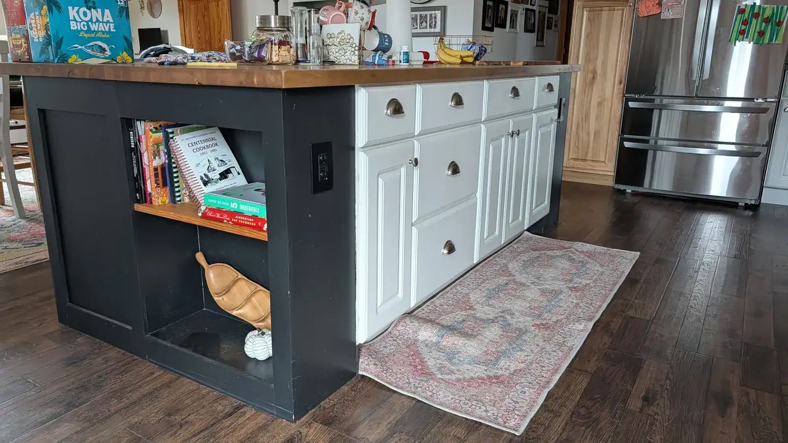 Completed kitchen renovation matching the original design concept